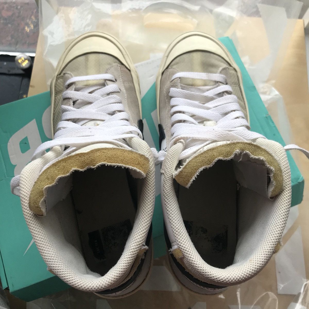 Nike × Off-White The Ten Blazer Mid by Virgil Abloh Ghost Size US 9.5 / EU 42-43 - 6 Thumbnail