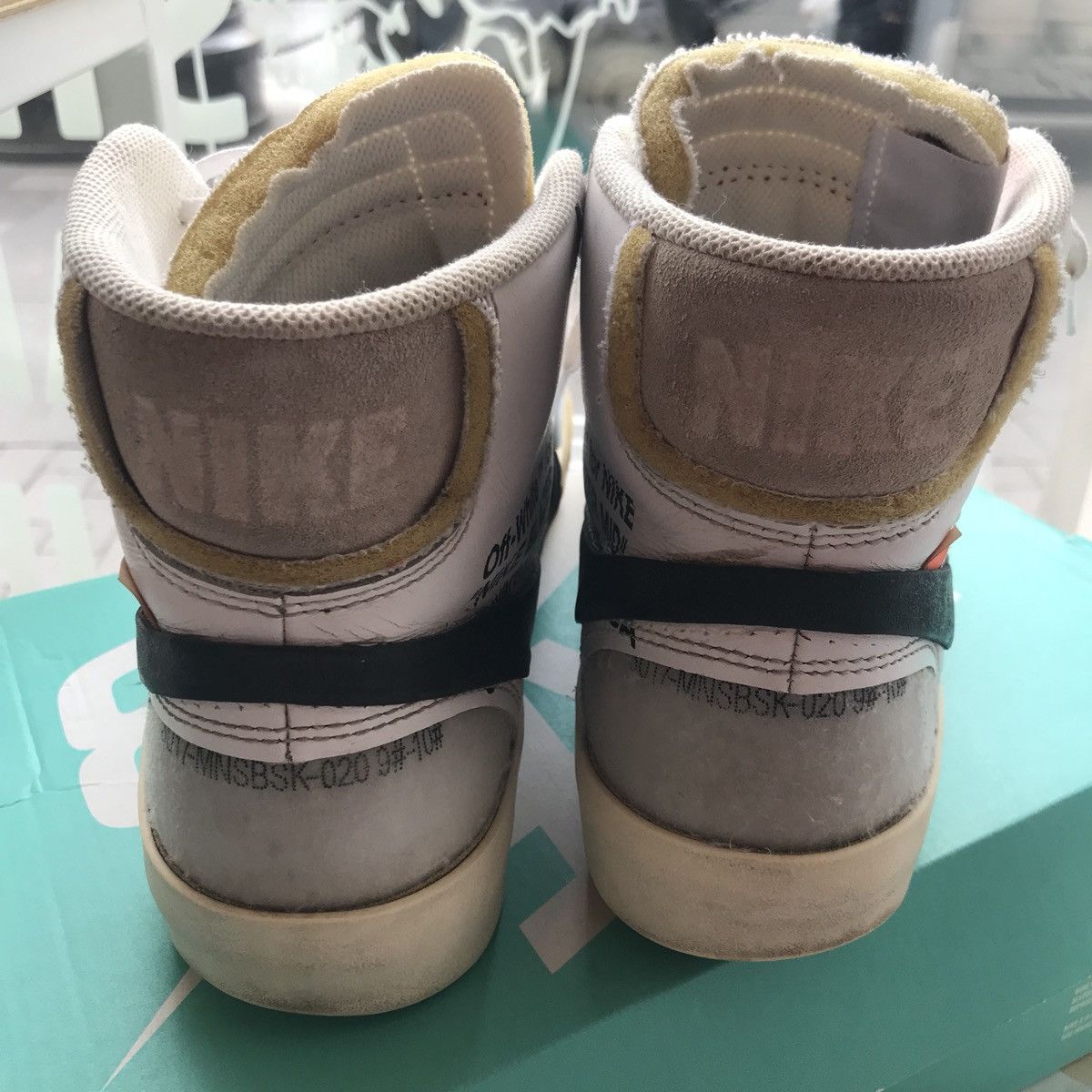 Nike × Off-White The Ten Blazer Mid by Virgil Abloh Ghost Size US 9.5 / EU 42-43 - 5 Thumbnail