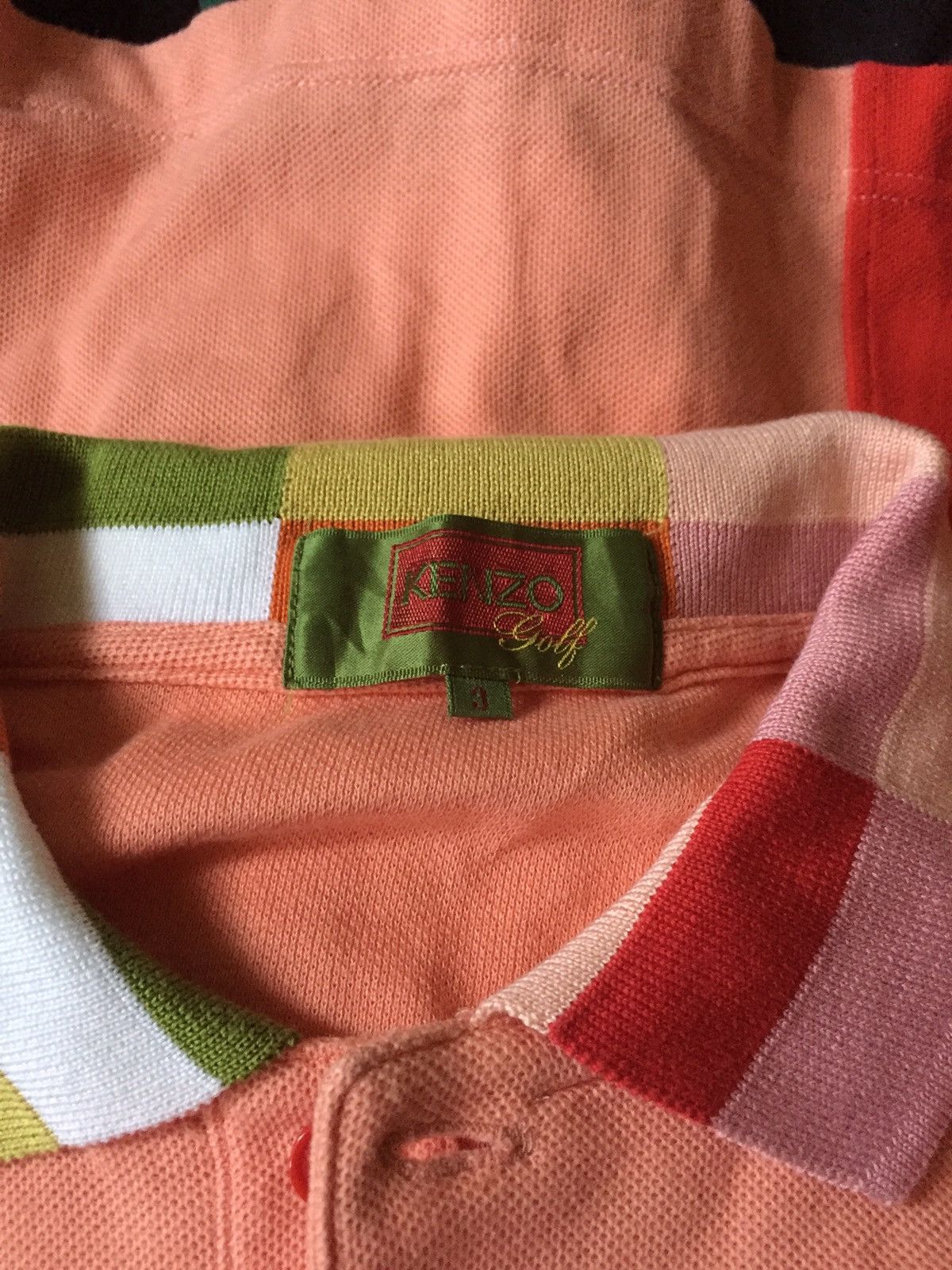 Kansai Yamamoto × Kenzo Vintage Kenzo Polo Shirt Nice Design Size US M / EU 48-50 / 2 - 4 Thumbnail