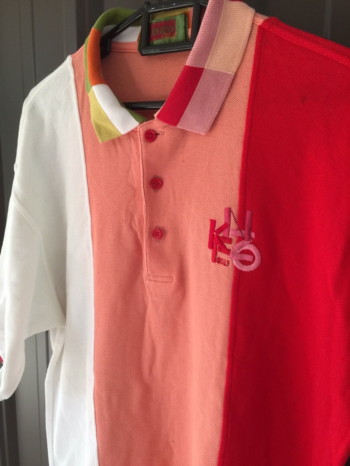 Kansai Yamamoto × Kenzo Vintage Kenzo Polo Shirt Nice Design Size US M / EU 48-50 / 2 - 1 Thumbnail
