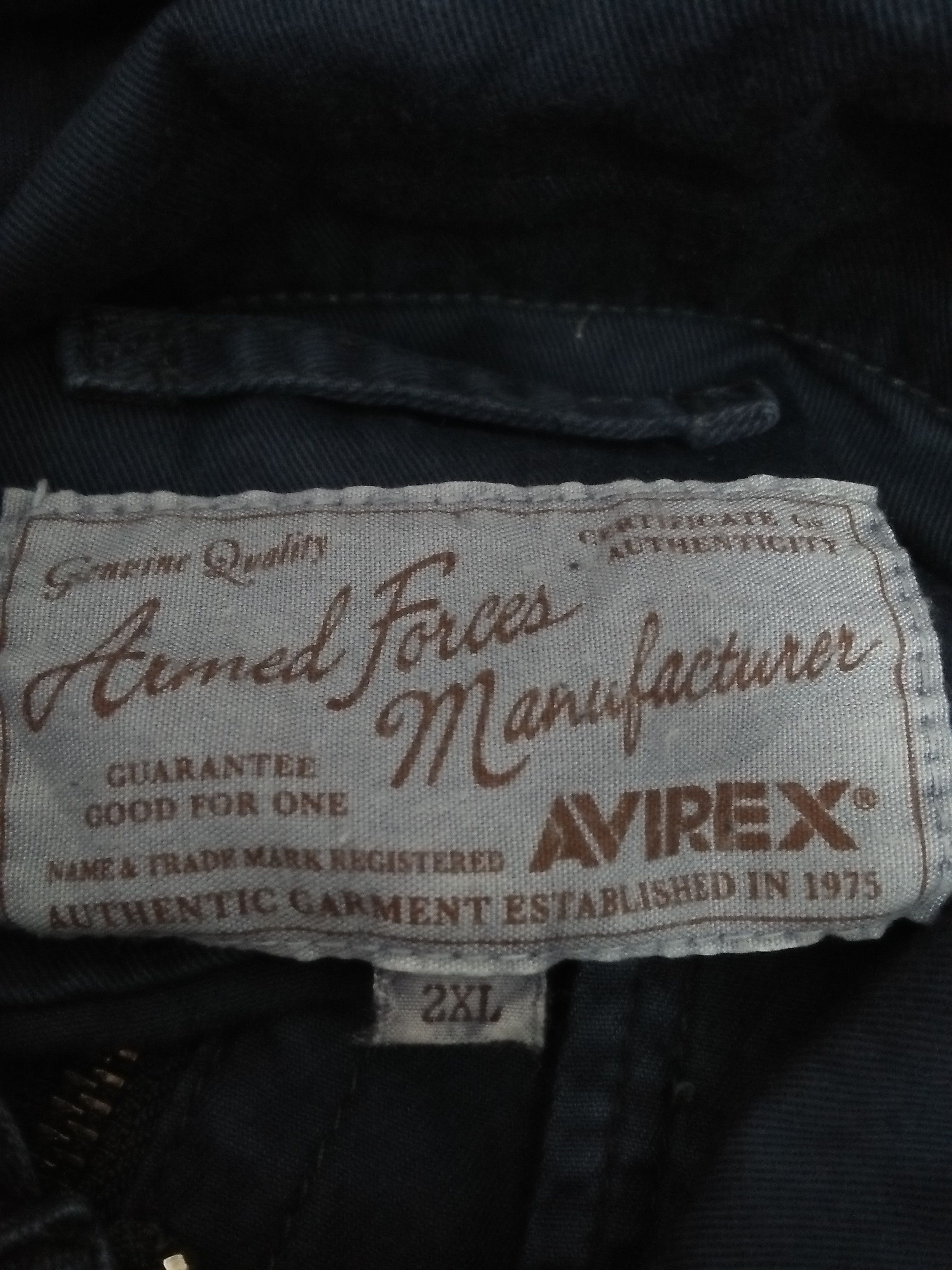 Avirex AVIREX U.S.A JACKET ZIPPER (B147) Size US XL / EU 56 / 4 - 9 Thumbnail