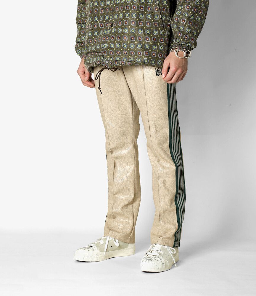 Needles Needles Synthetic Leather Python Skin Track Pants | Grailed