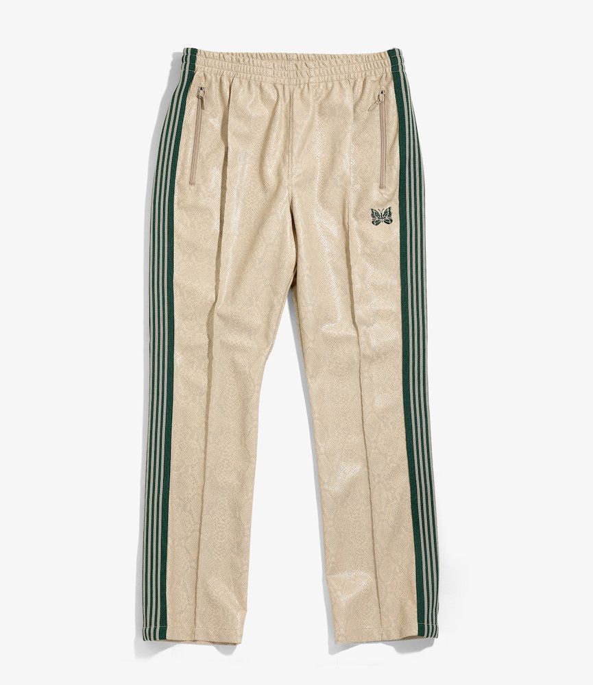 Needles Needles Synthetic Leather Python Skin Track Pants | Grailed