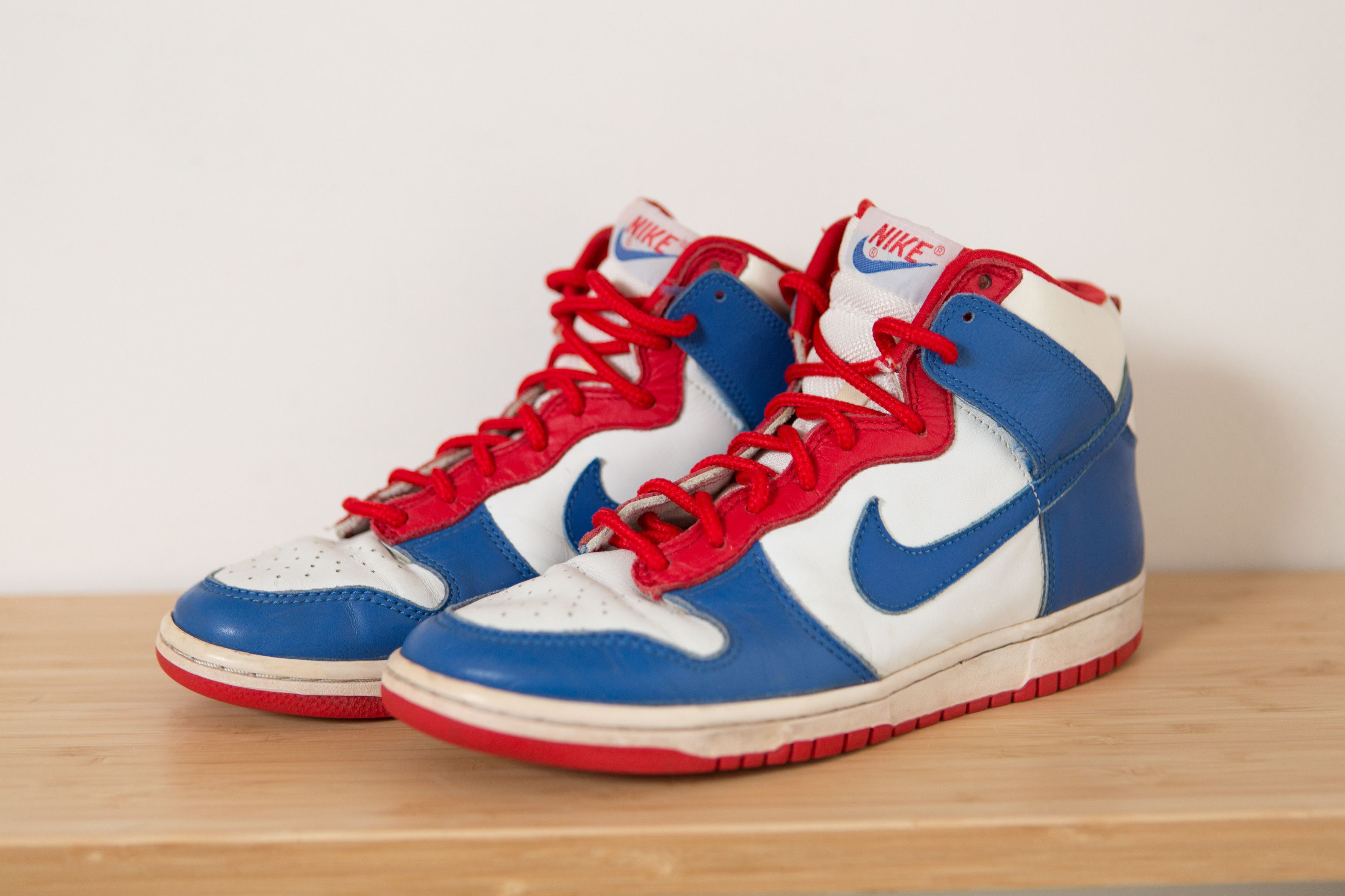 Nike Vintage Nike High Top - Red, White Blue | Grailed
