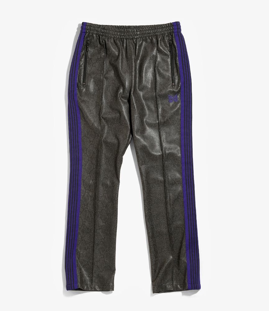 Needles Needles Synthetic Leather Python Skin Track Pants | Grailed