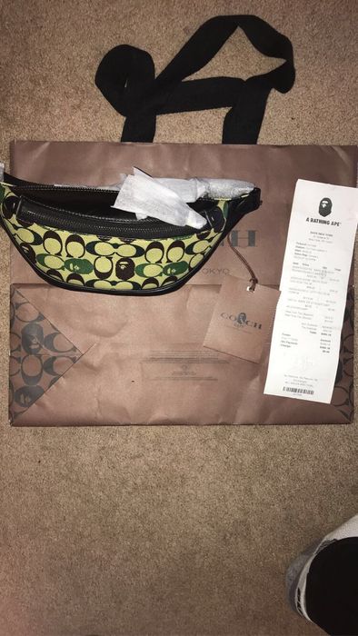 Bape Bape x Coach Rivington Belt Bag | Grailed