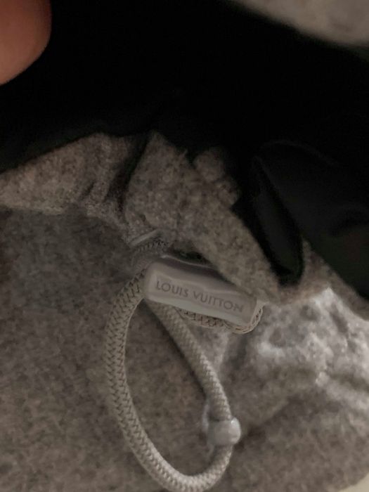Louis Vuitton Grey Cashmere Monogram Boyhood Puffer Jacket M
