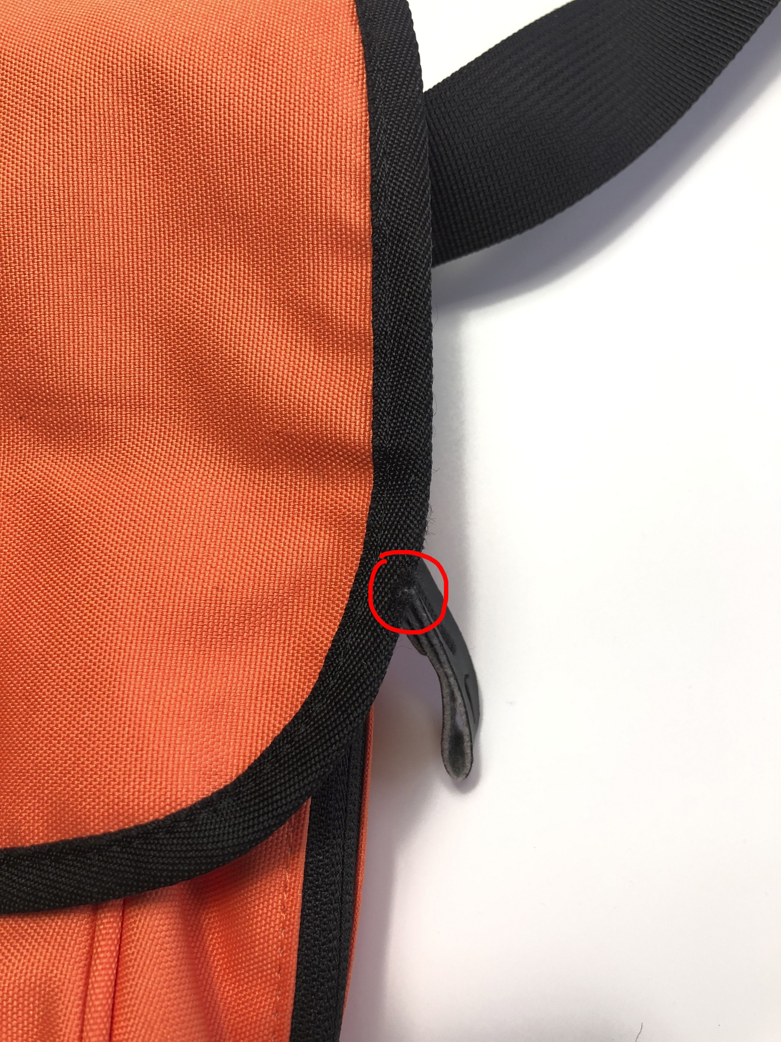 Nike Nike Cordura Shoulder Crossbody Messenger Bag Orange Size ONE SIZE - 8 Preview
