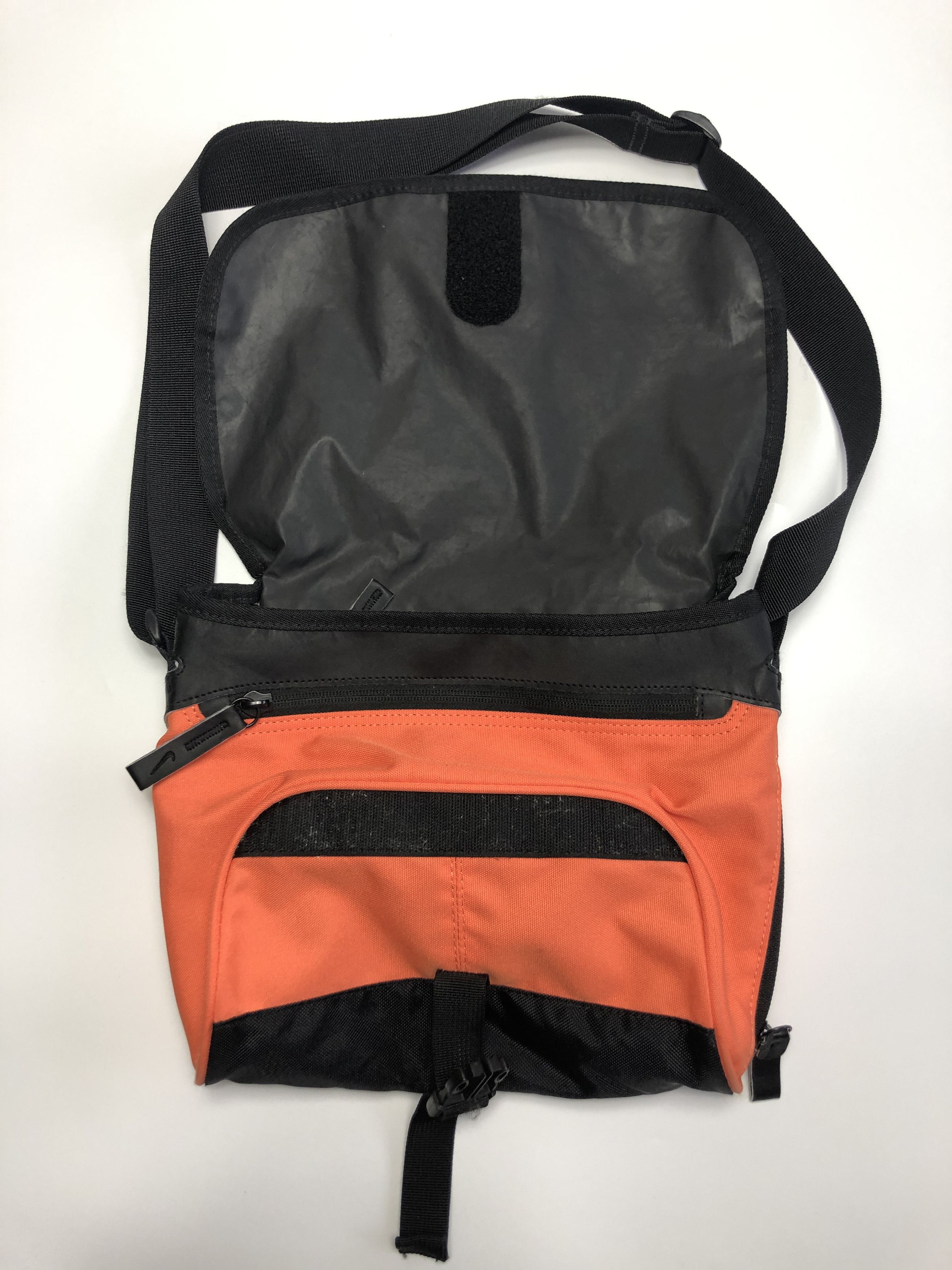 Nike Nike Cordura Shoulder Crossbody Messenger Bag Orange Size ONE SIZE - 3 Thumbnail