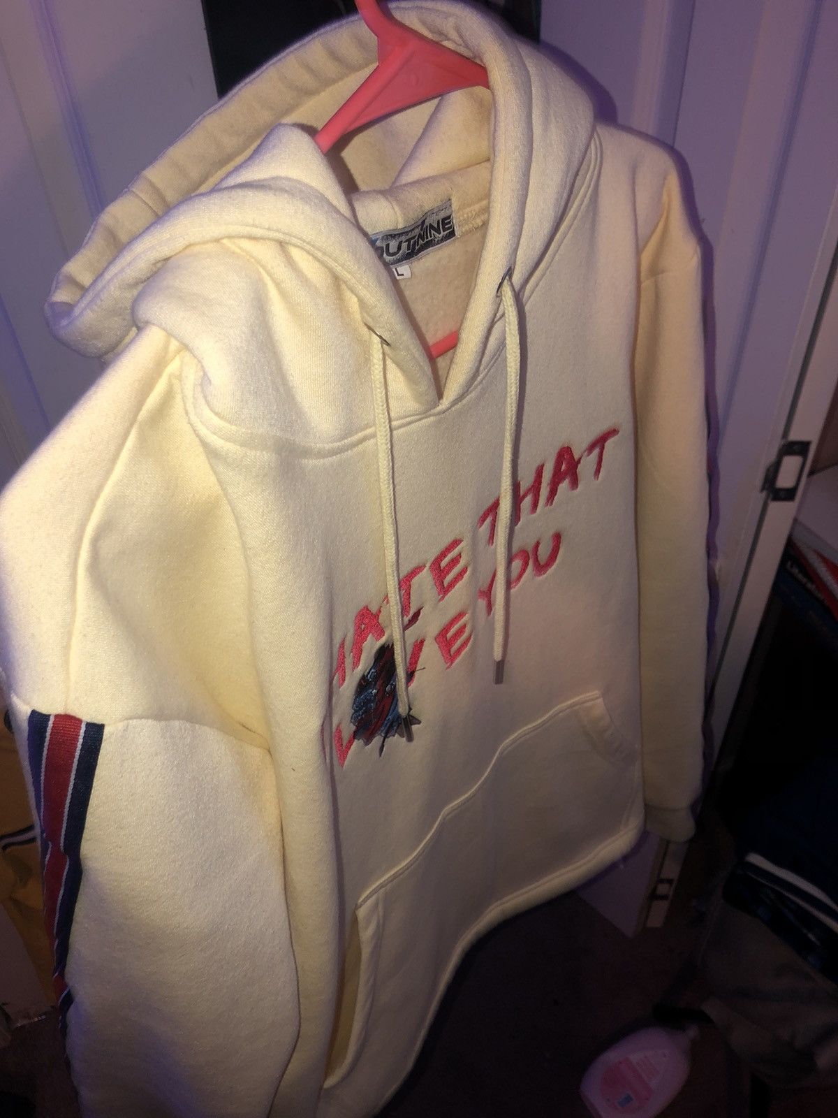 Vintage Kloutnine hoodie i hate that i love you Grailed