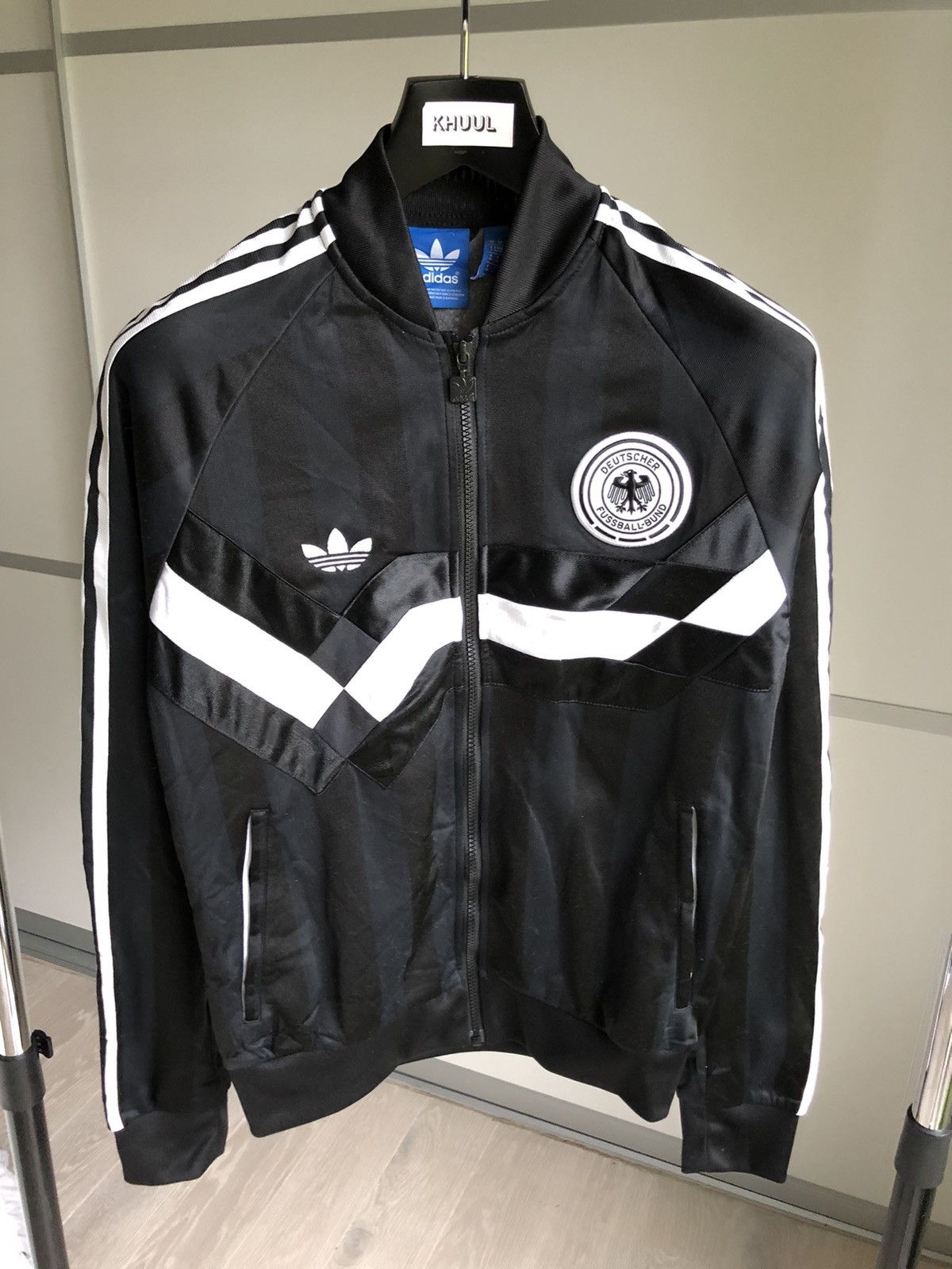 Adidas Adidas Deutscher Fussball-Bund Track Jacket Black Slim Fit | Grailed