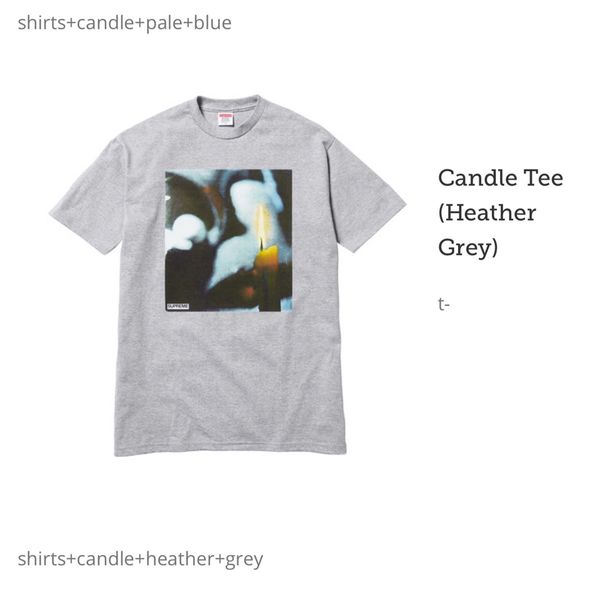 Supreme candle hot sale tee