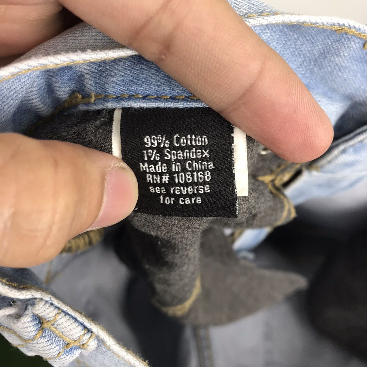 Japanese Brand Biker Zipper Denim Jeans LIKE Balmain Paris J25 Size US 29 - 6 Thumbnail