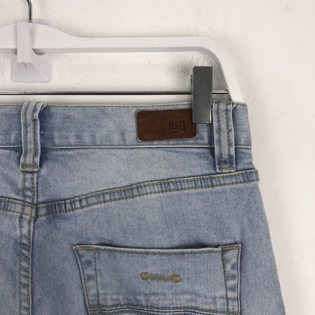 Japanese Brand Biker Zipper Denim Jeans LIKE Balmain Paris J25 Size US 29 - 5 Thumbnail