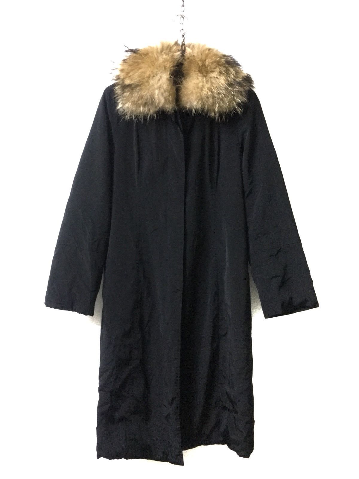 DKNY FUR LONG COAT