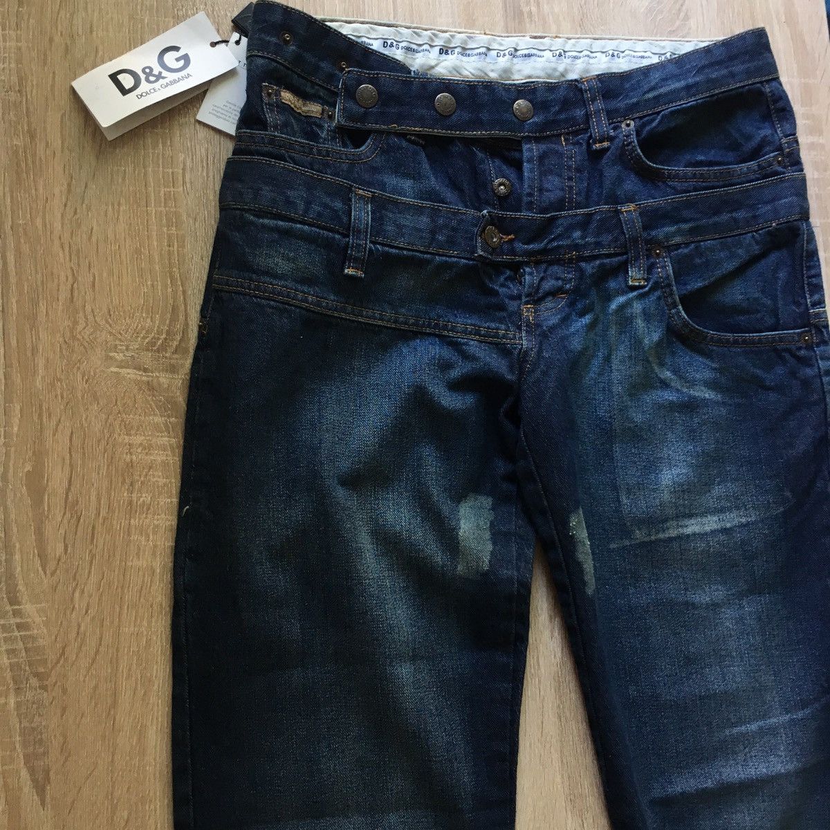 Dolce & Gabbana Double Waist Jeans