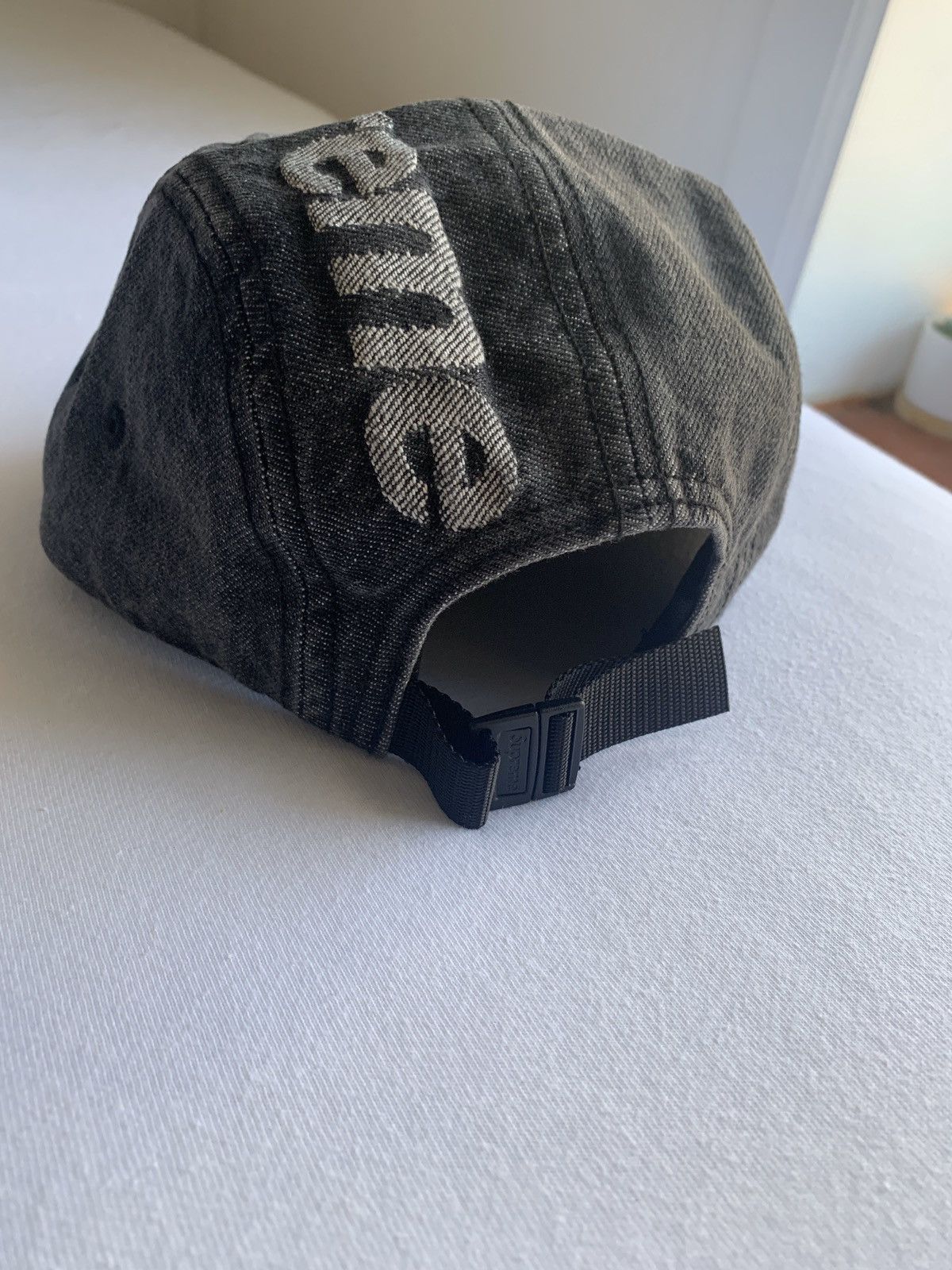 Supreme Supreme Top Logo Denim Camp Cap Size ONE SIZE - 5 Thumbnail