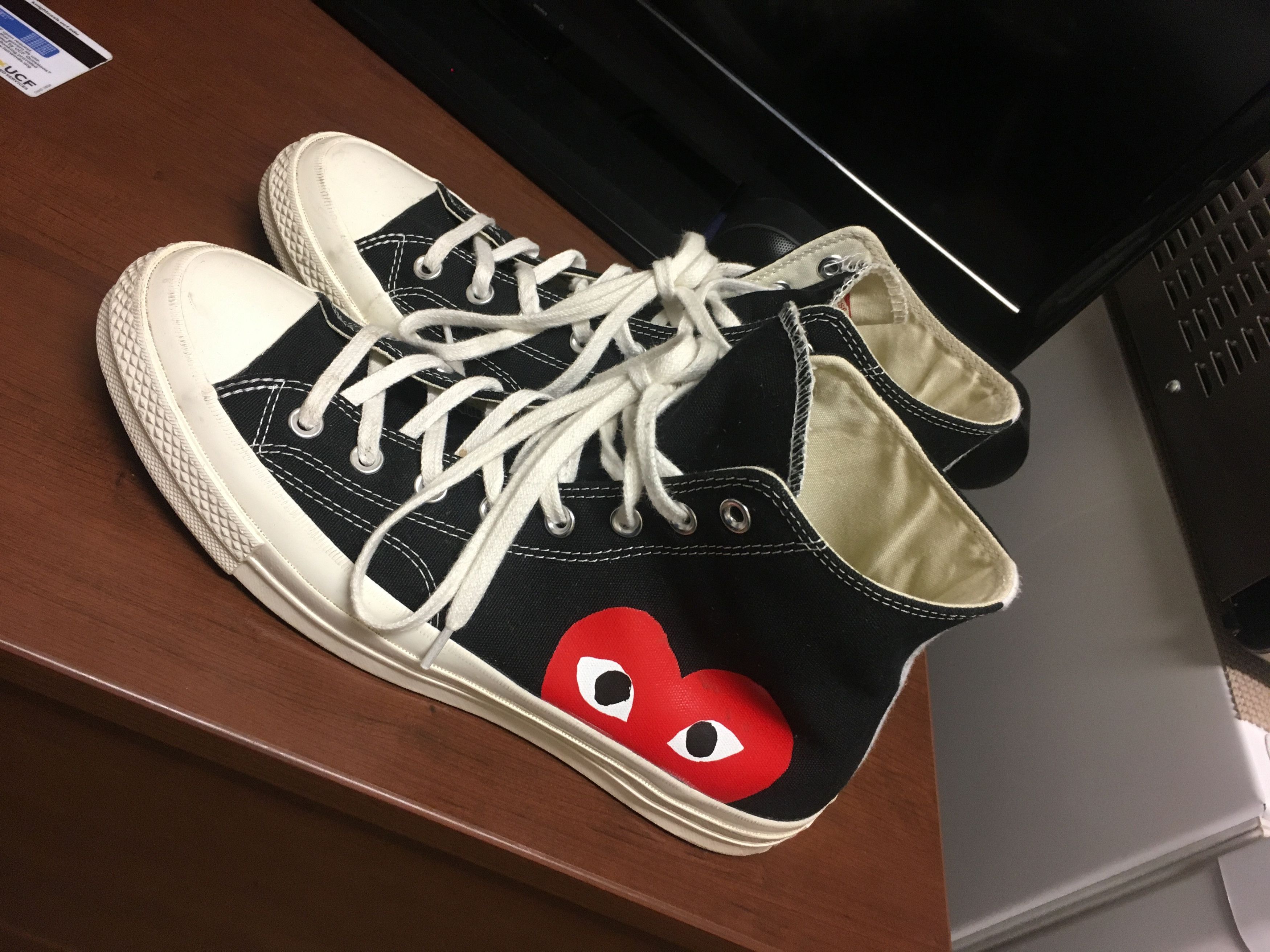 Converse Hidden Heart High Top | Grailed