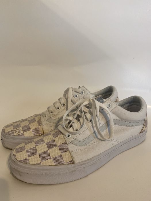 Pink louis vuitton clearance vans