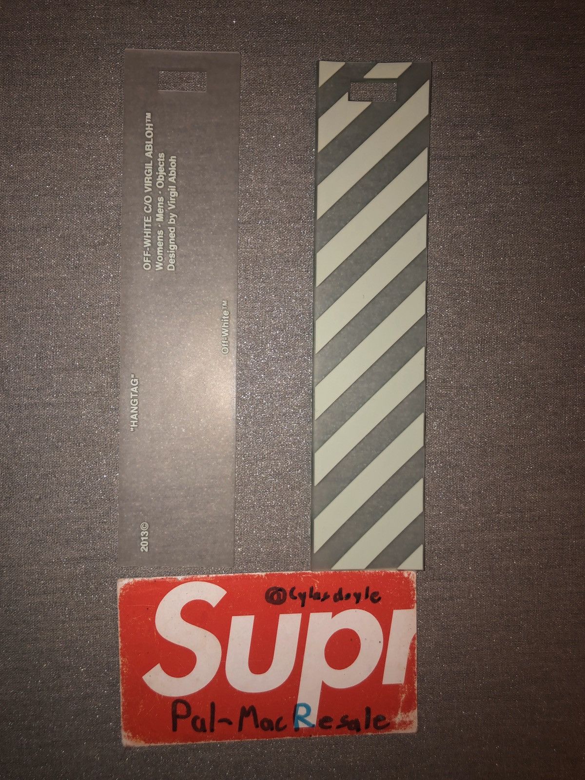 OffWhite Off White hang tag set of 2 Grailed