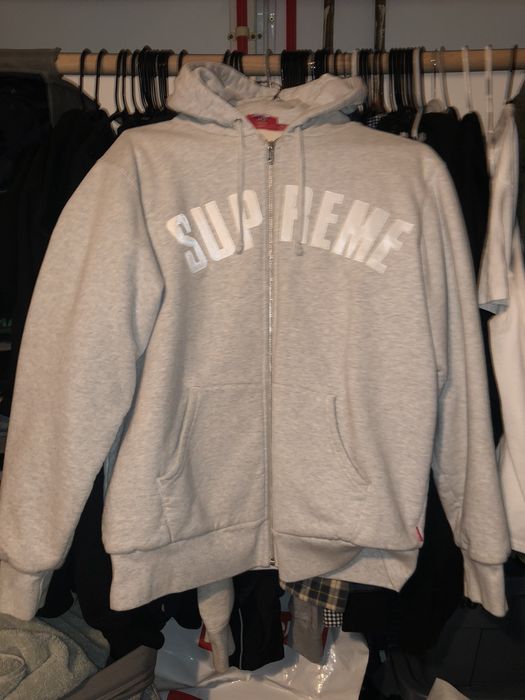 Supreme Arc Logo Thermal Zip Up Sweatshirt fw17 Size US L / EU 52-54 / 3 - 2 Preview