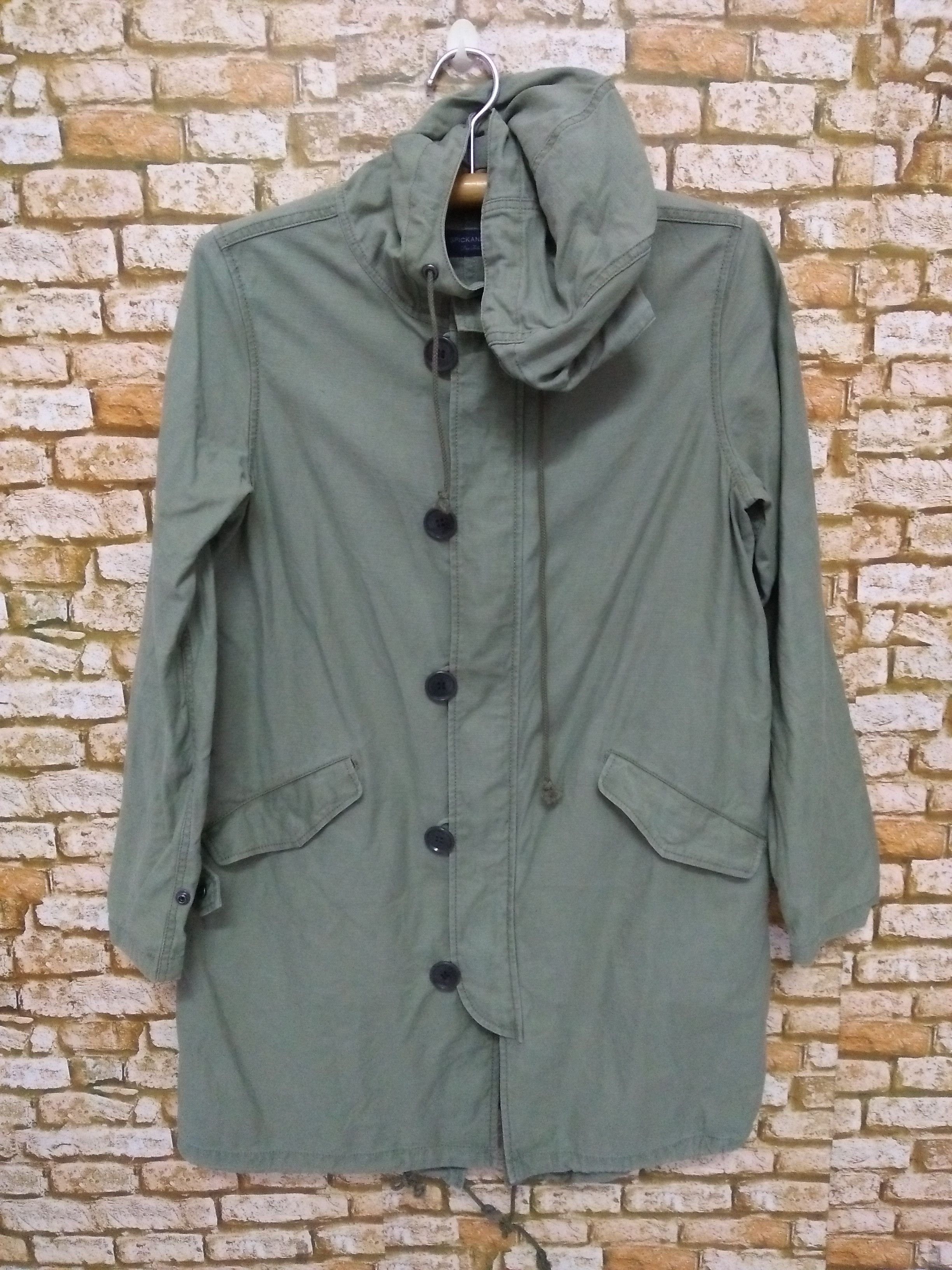 Japanese Brand SPICK & SPAN JAPAN PARKA LONG MILITARY (B150) Size US S / EU 44-46 / 1 - 1 Thumbnail