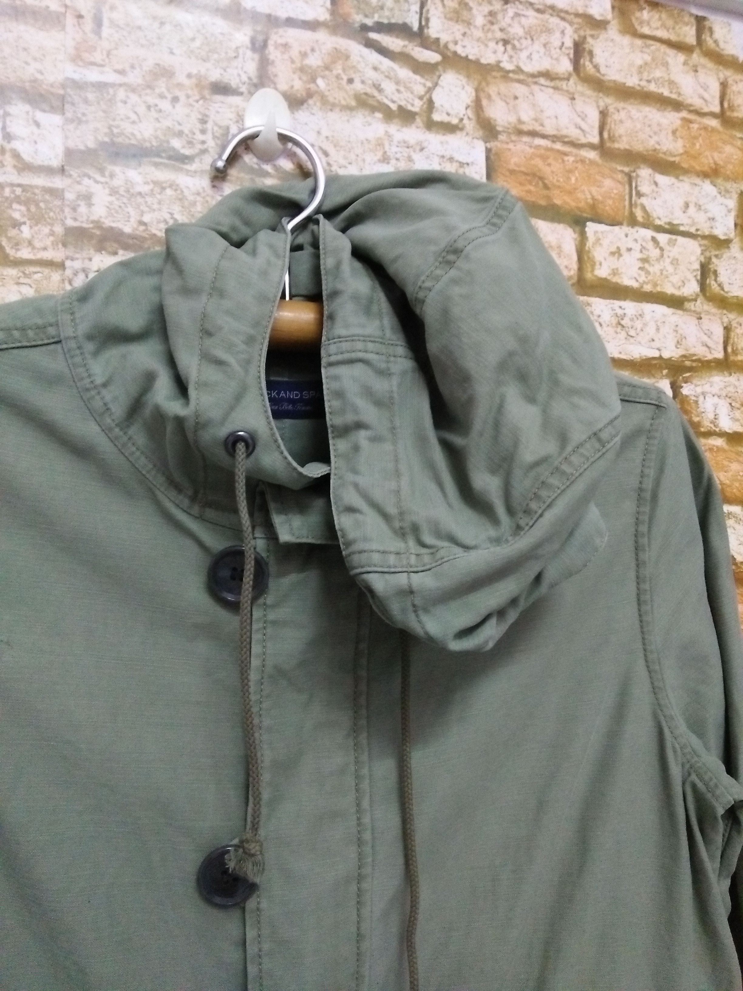 Japanese Brand SPICK & SPAN JAPAN PARKA LONG MILITARY (B150) Size US S / EU 44-46 / 1 - 2 Thumbnail