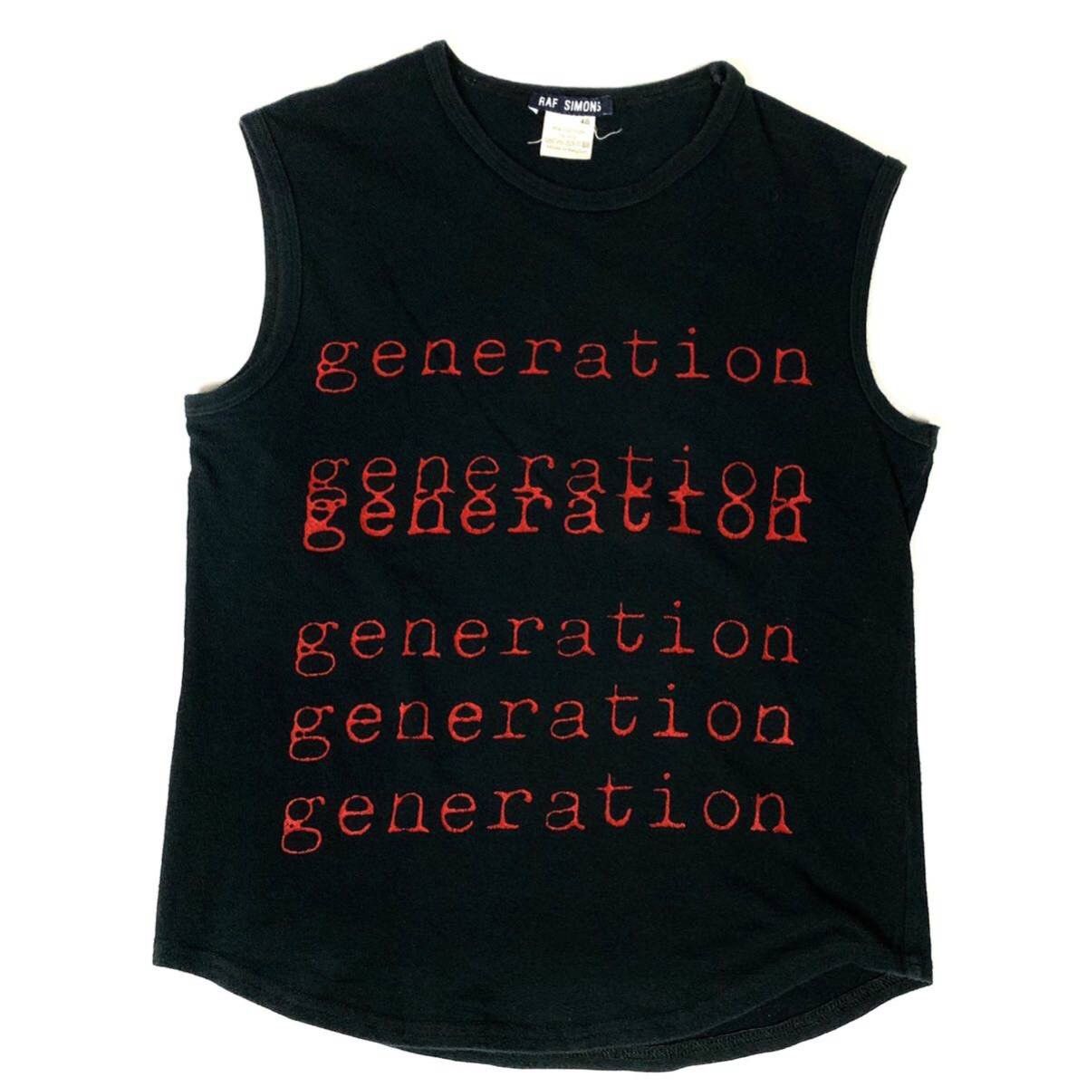 Raf Simons Generation Tank 97SS Rare