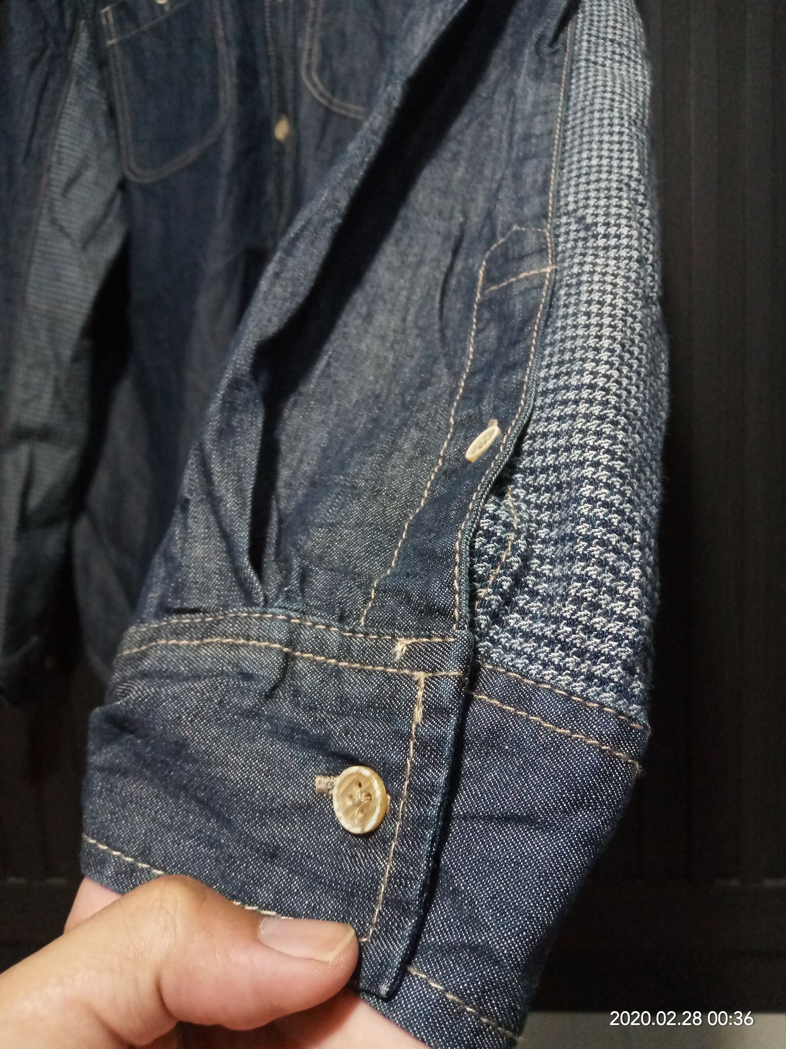 Denime Vintage Chambray Giordano Denim n oshkosh flannel fabric Size US XL / EU 56 / 4 - 10 Thumbnail