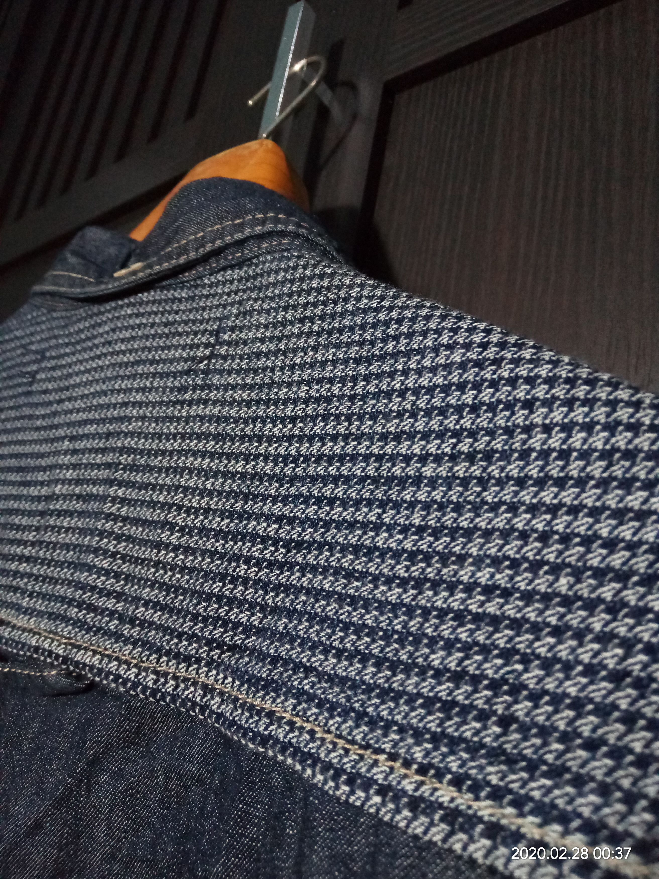 Denime Vintage Chambray Giordano Denim n oshkosh flannel fabric Size US XL / EU 56 / 4 - 13 Thumbnail