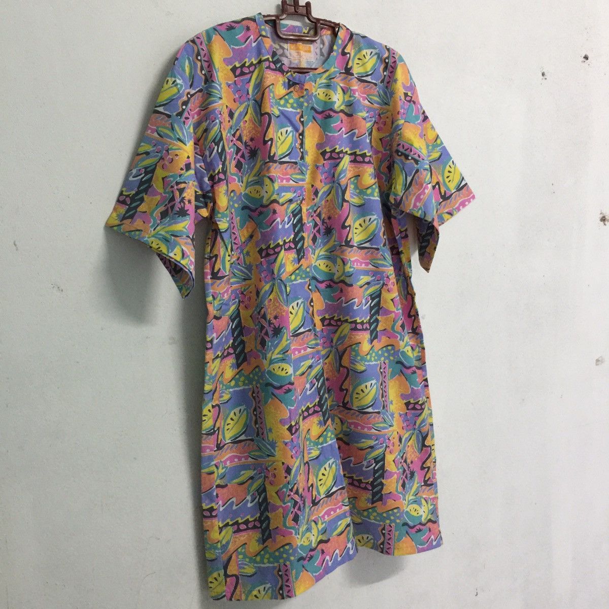 Japanese Brand Colourful half buttons long shirt Size US M / EU 48-50 / 2 - 3 Thumbnail