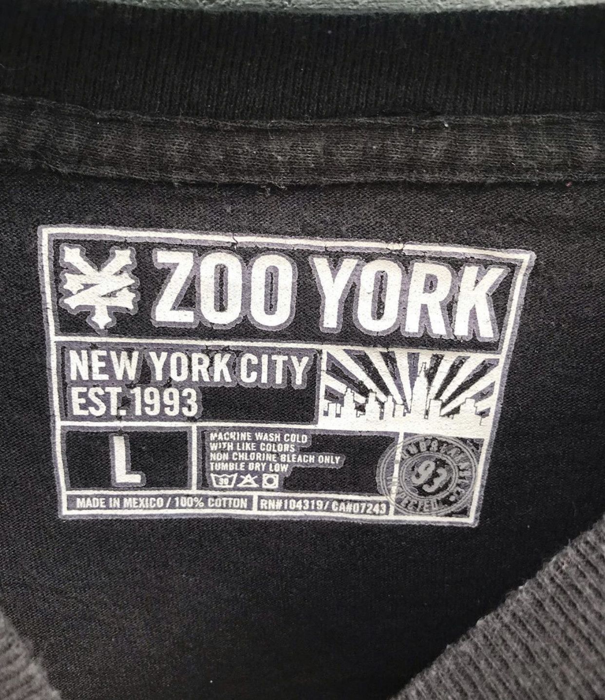 Zoo York Y2K ZOO YORK NEW YORK CITY graphic streetwear skateboard Tee Size US L / EU 52-54 / 3 - 3 Thumbnail