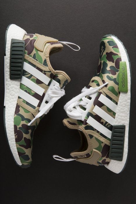 Nmd r1 bape green camo clearance ba7326