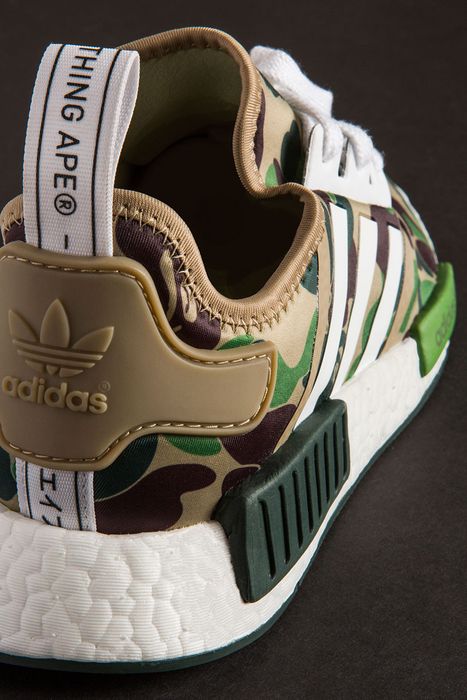 Adidas nmd r1 outlet bape green camo ba7326