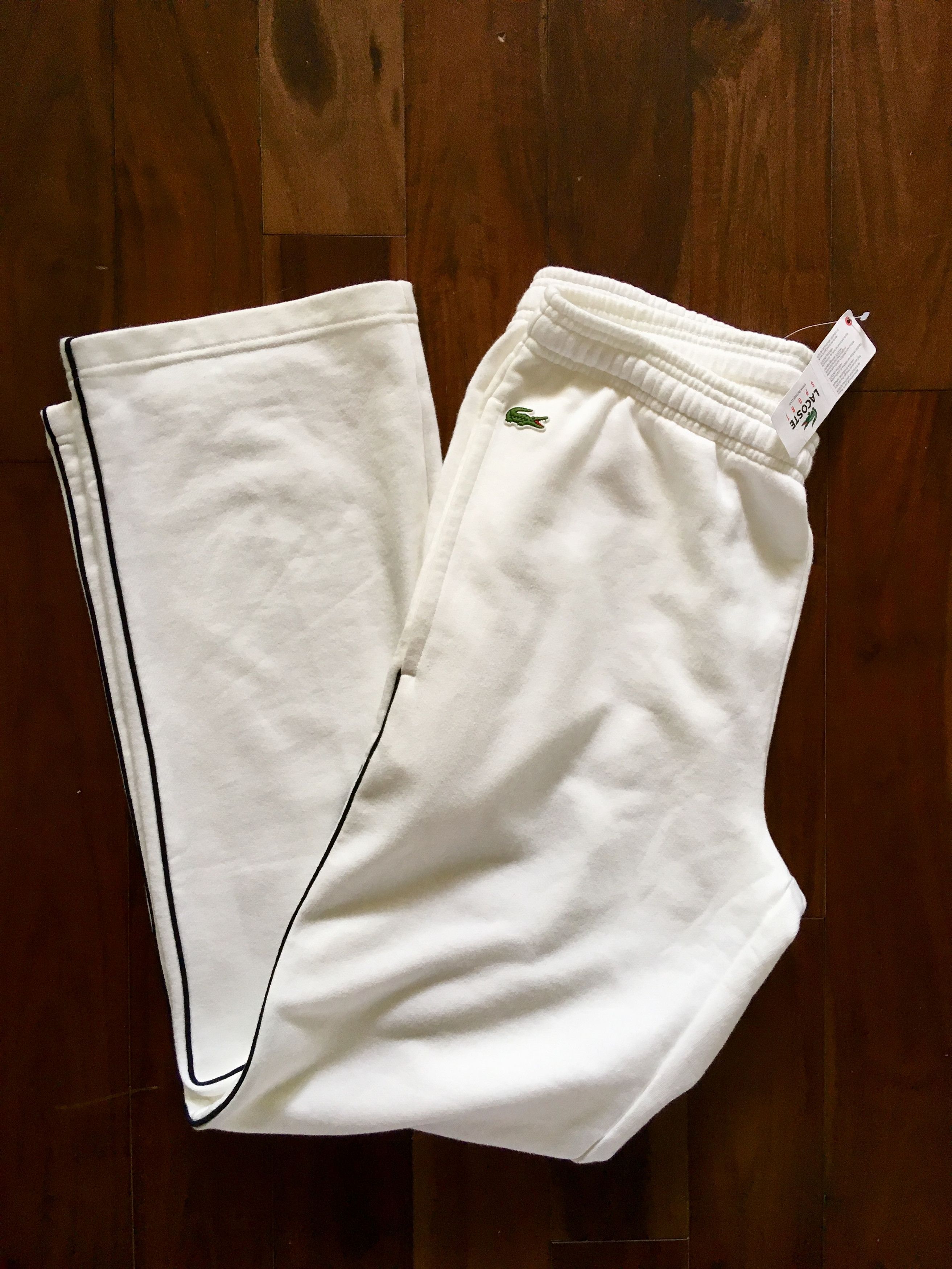 Lacoste Sport White Sweat Pants (BNWT)