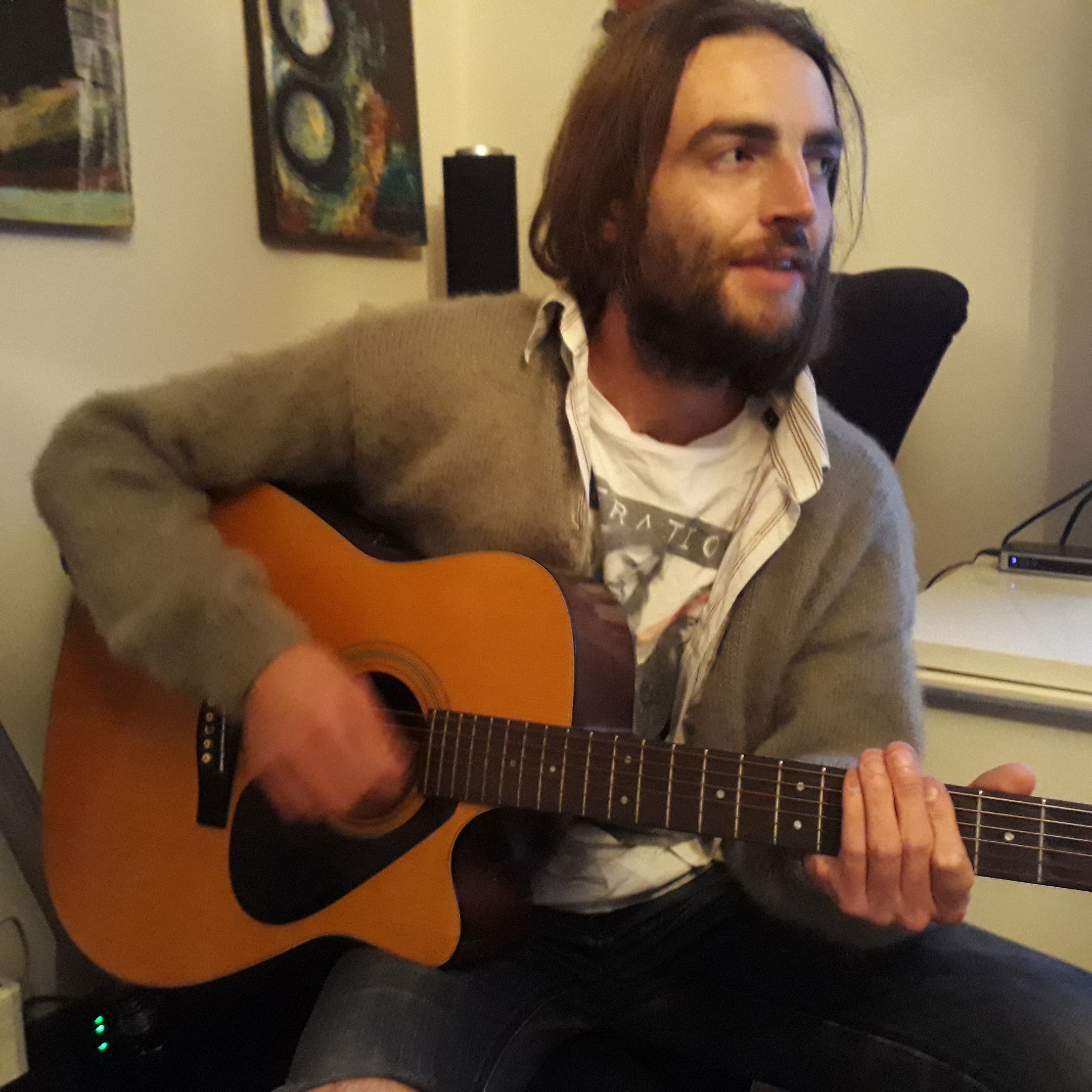 Custom Kurt Cobain MTV Unplugged Replica Cardigan. Mohair Green.L | Grailed