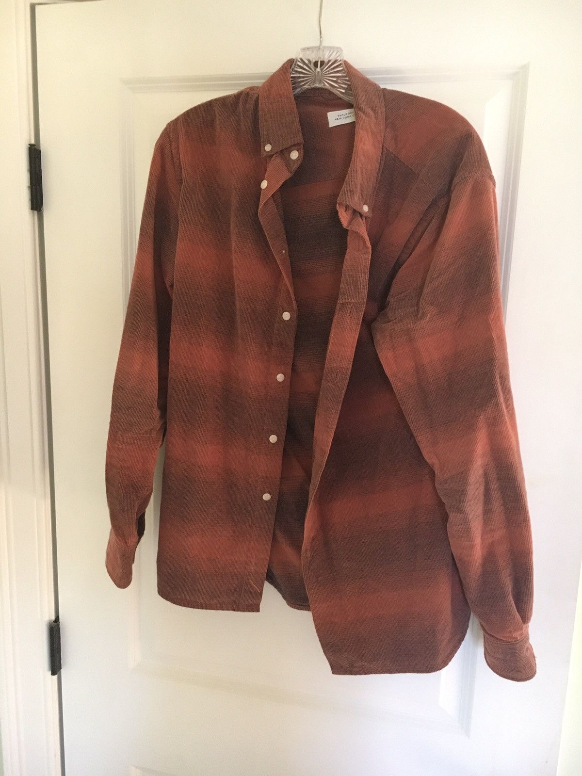 Saturdays NYC Laszlo Corduroy Long Sleeve Shirt Size US M / EU 48-50 / 2 - 3 Thumbnail