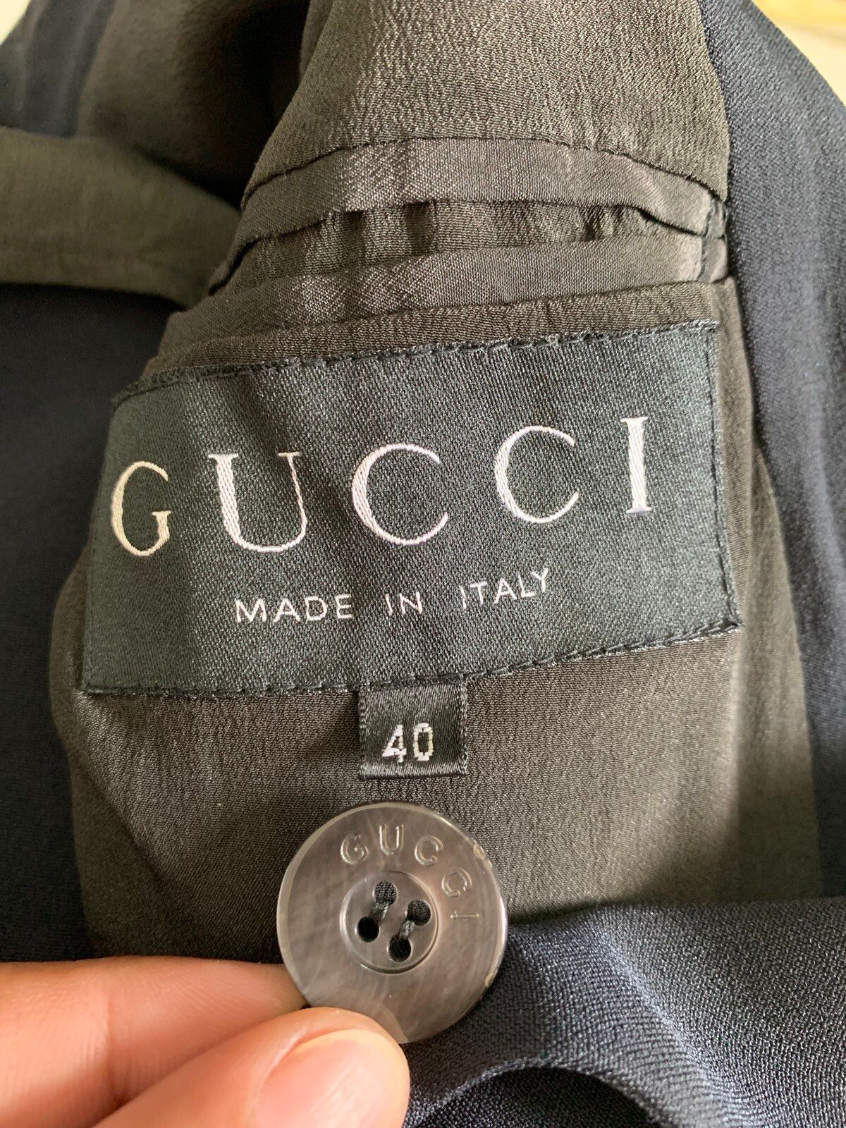 Gucci GUCCI Black Cardigan Blazer Jacket Size US S / EU 44-46 / 1 - 7 Thumbnail