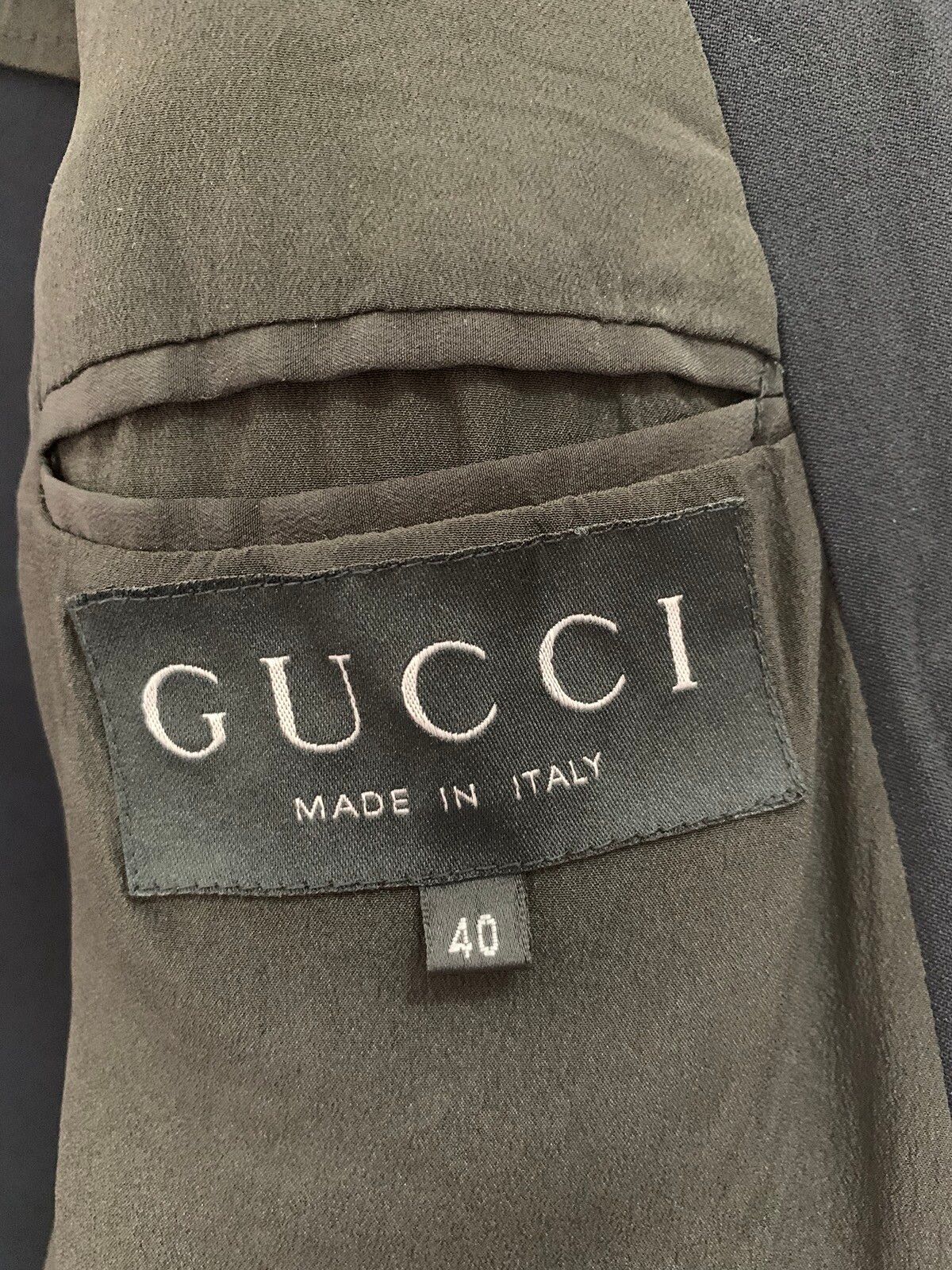 Gucci GUCCI Black Cardigan Blazer Jacket Size US S / EU 44-46 / 1 - 6 Thumbnail