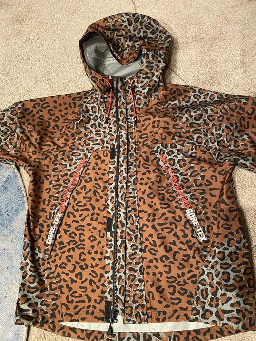 Supreme Supreme Gore Tex Leopard Print SET (jacket & pants) | Grailed