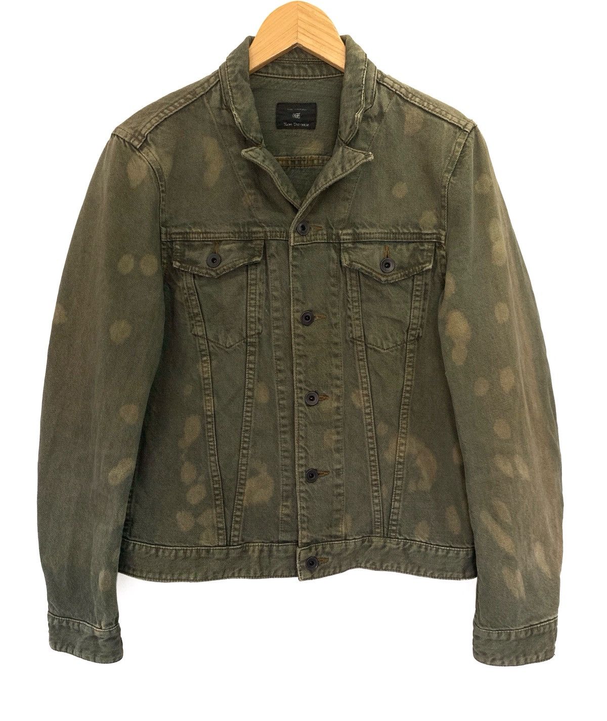 Japanese Brand Nano Universal Distressed Trucker Jacket