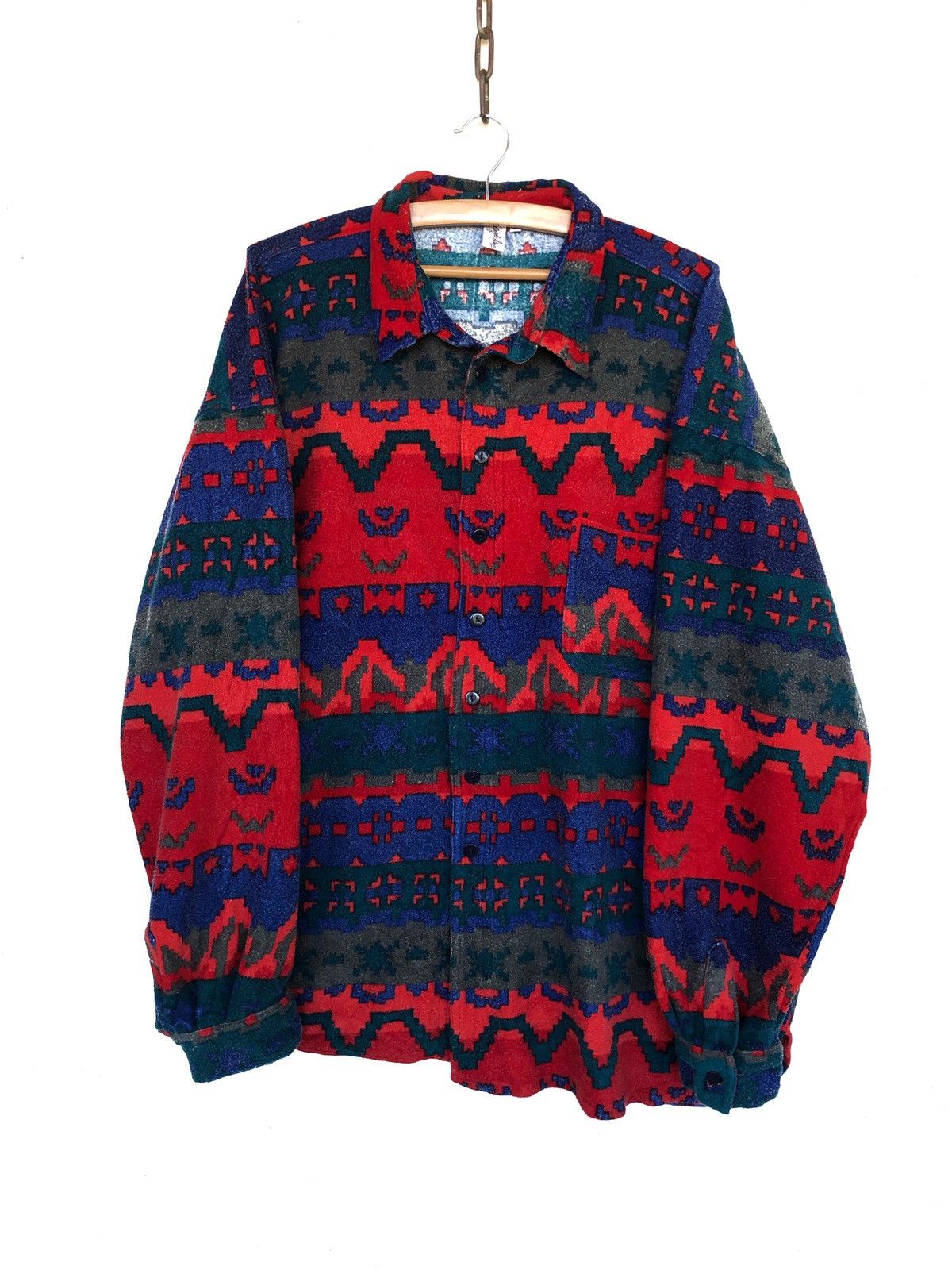 Angelo Litrico Angelo Litrico Navajo Native OS Button Shirt Size US XL / EU 56 / 4 - 1 Thumbnail