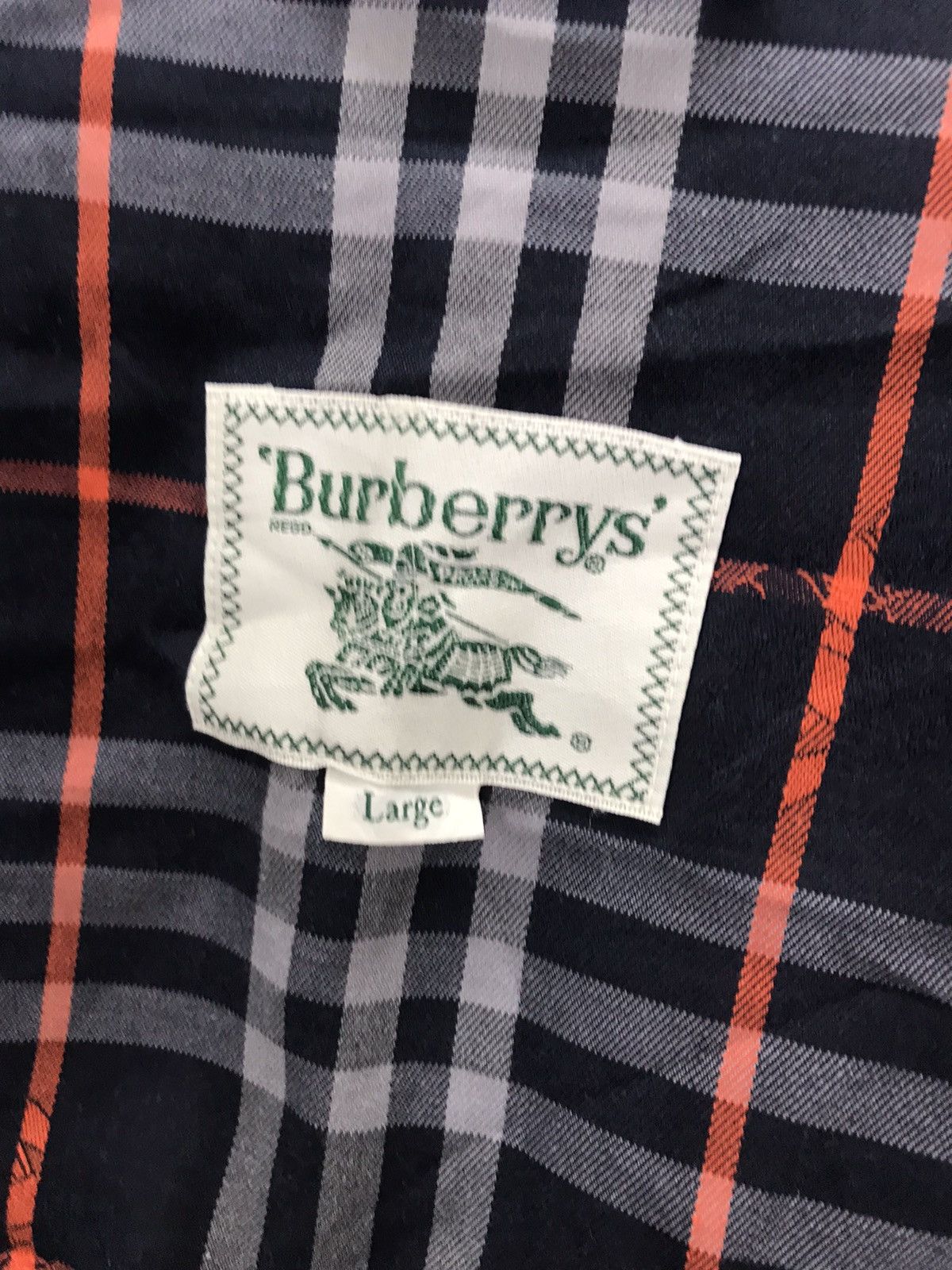 Burberry Prorsum Vtg 70s white tag burberrys nova check