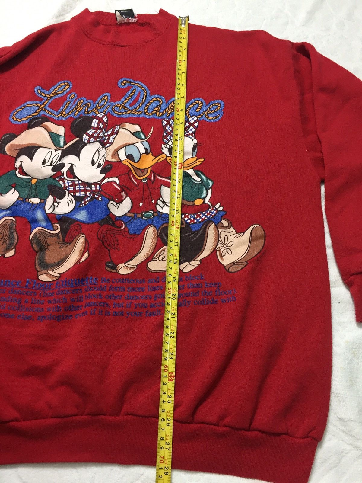 Disney × Vintage Vintage 1990 Mickey Mouse Donald Duck “Live Dance” Size US L / EU 52-54 / 3 - 12 Thumbnail