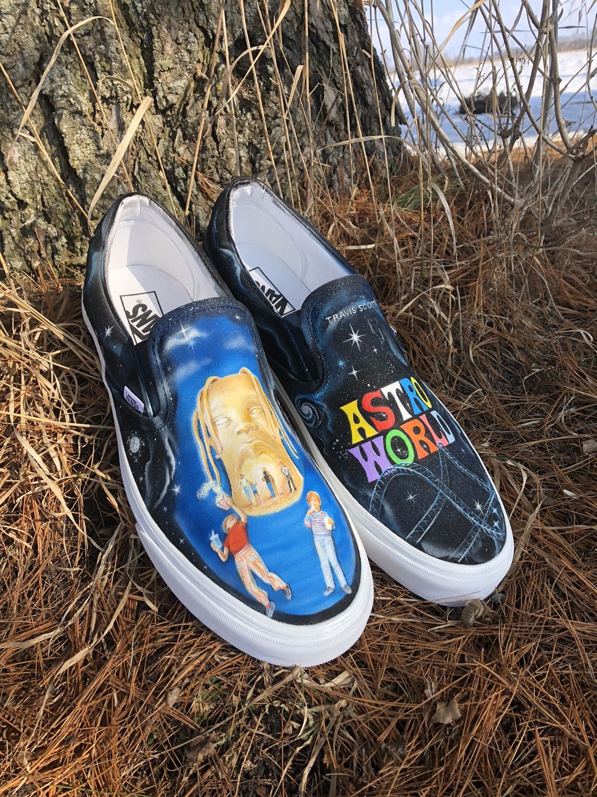 Custom hot sale astroworld vans