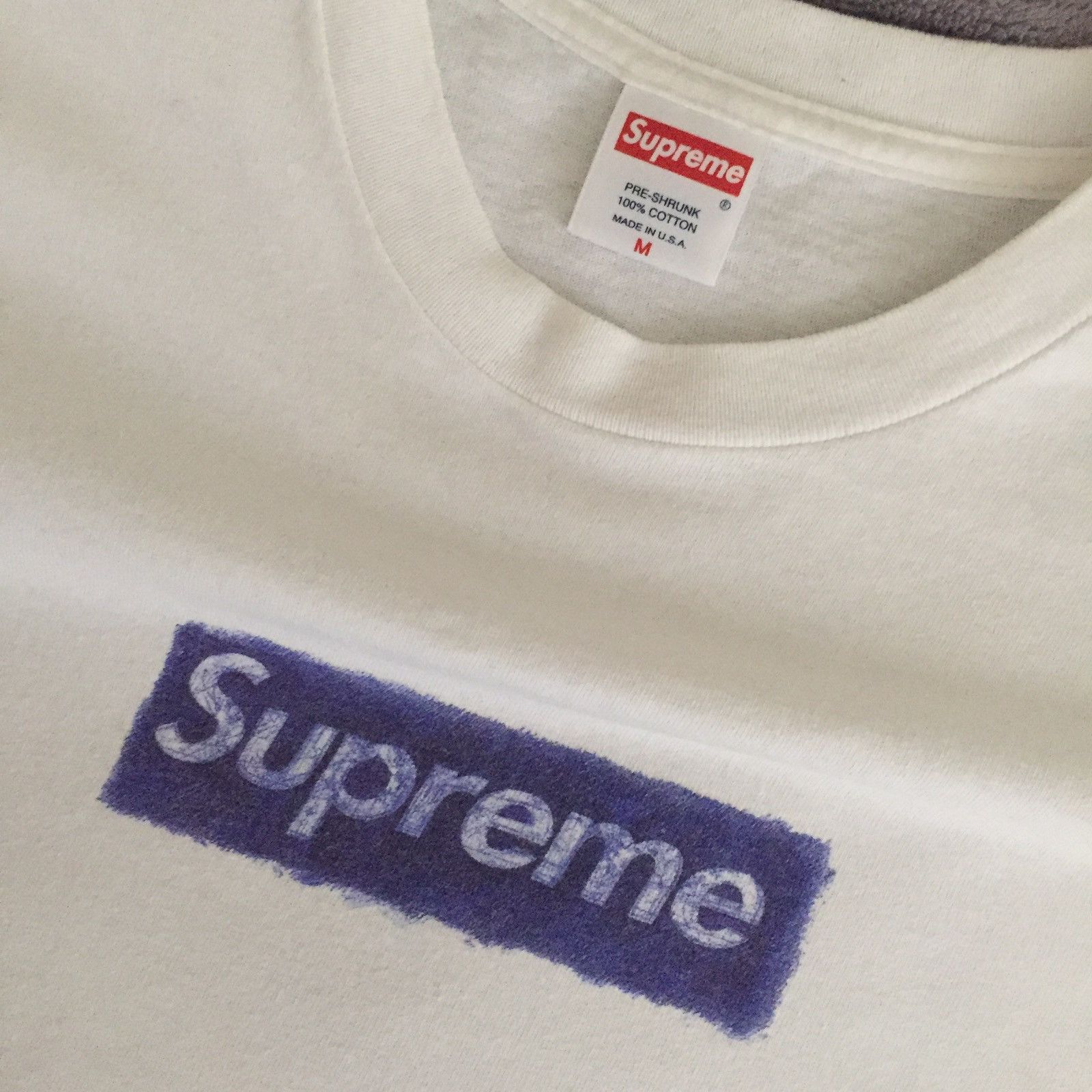 Supreme Supreme X Andrei Molodkin White Box Logo Tee Grailed