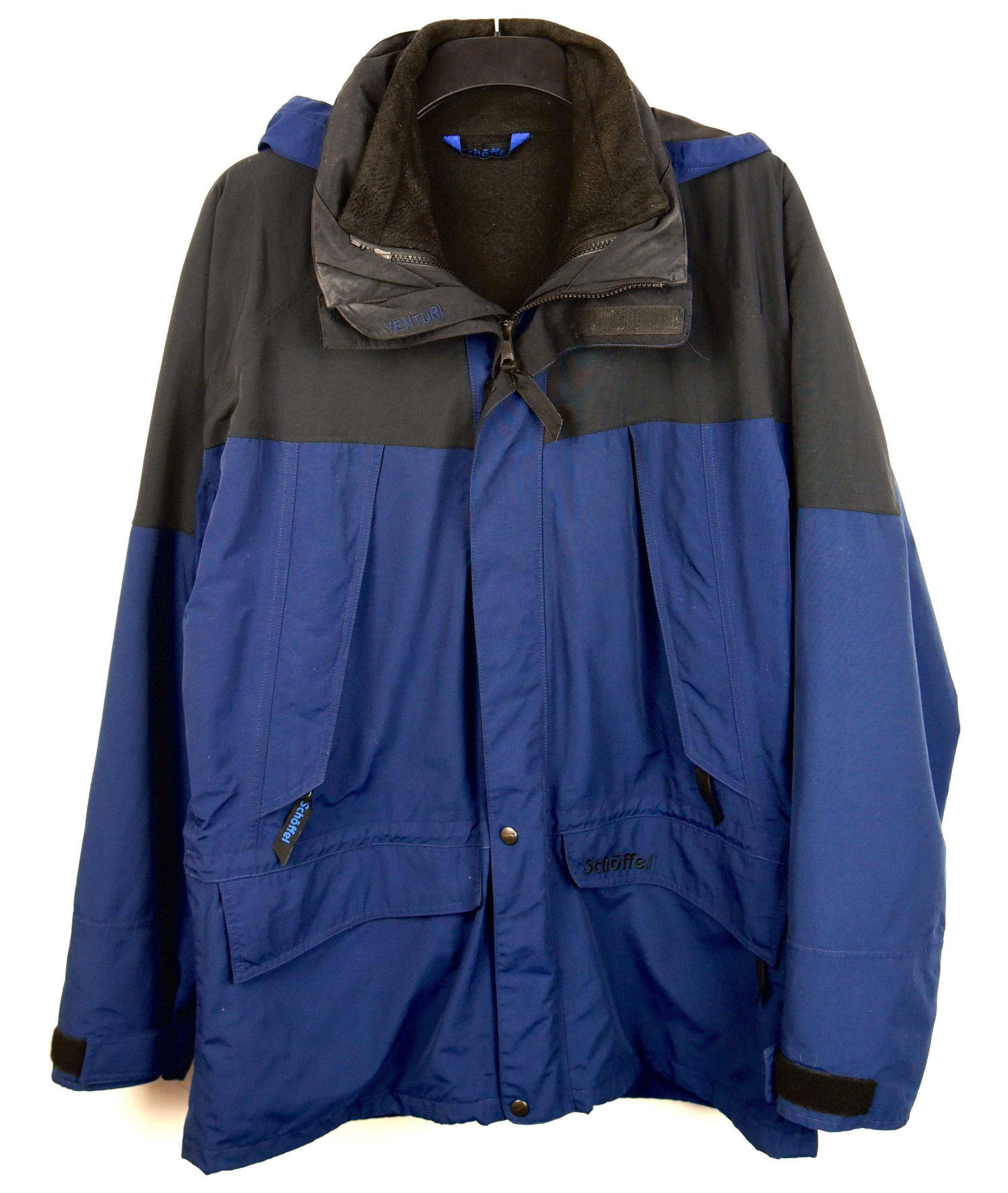 Vintage SCHOFFEL Venturi Jacket 3in1 + Lining Hooded Coat Snowboard ...
