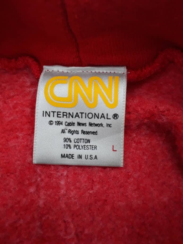 Vintage Vintage 1994 CNN INTERNATIONAL Size US L / EU 52-54 / 3 - 6 Thumbnail