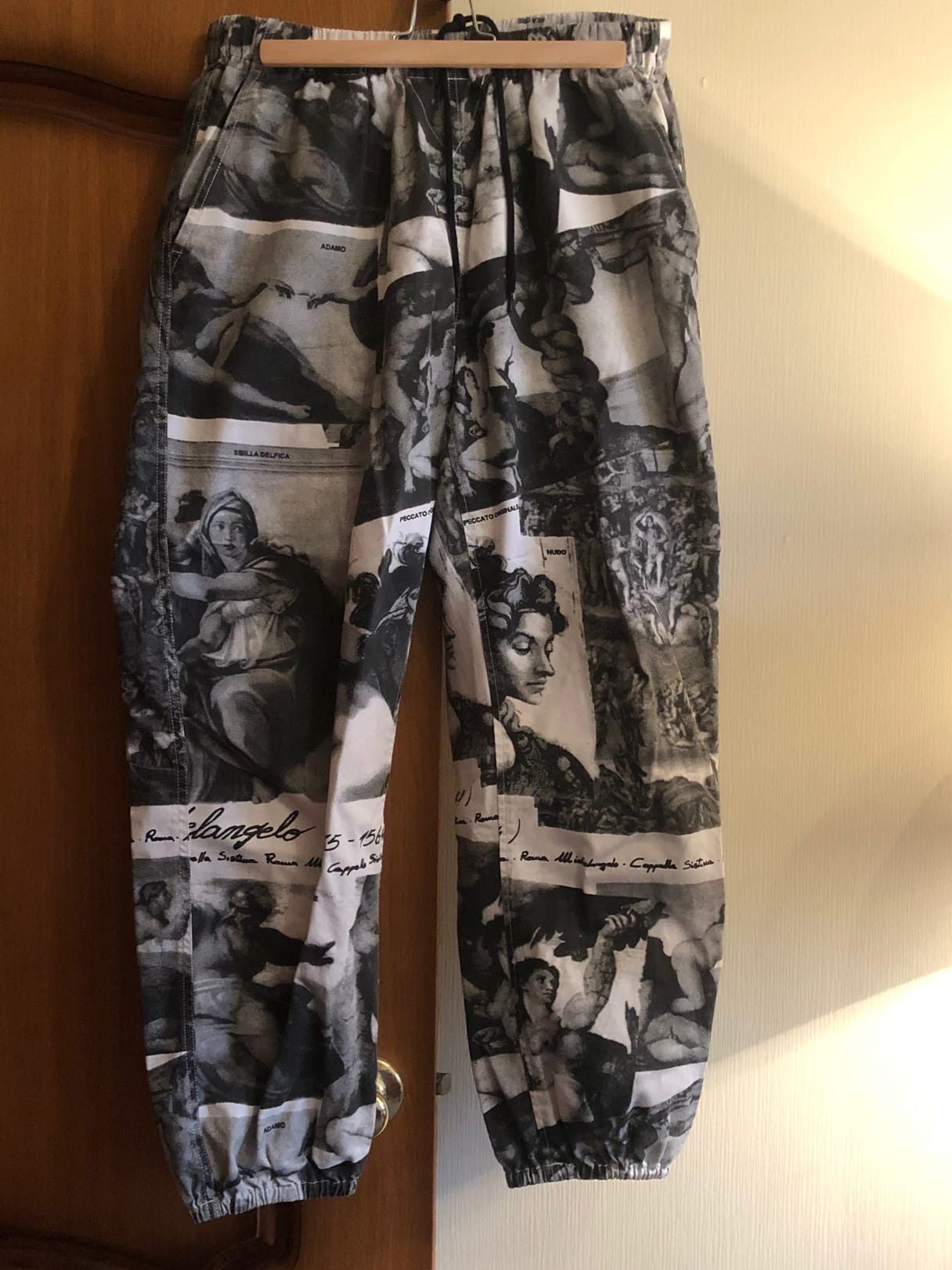 SUPREME MICHELANGELO PANTS BURGUNDY裾巾31