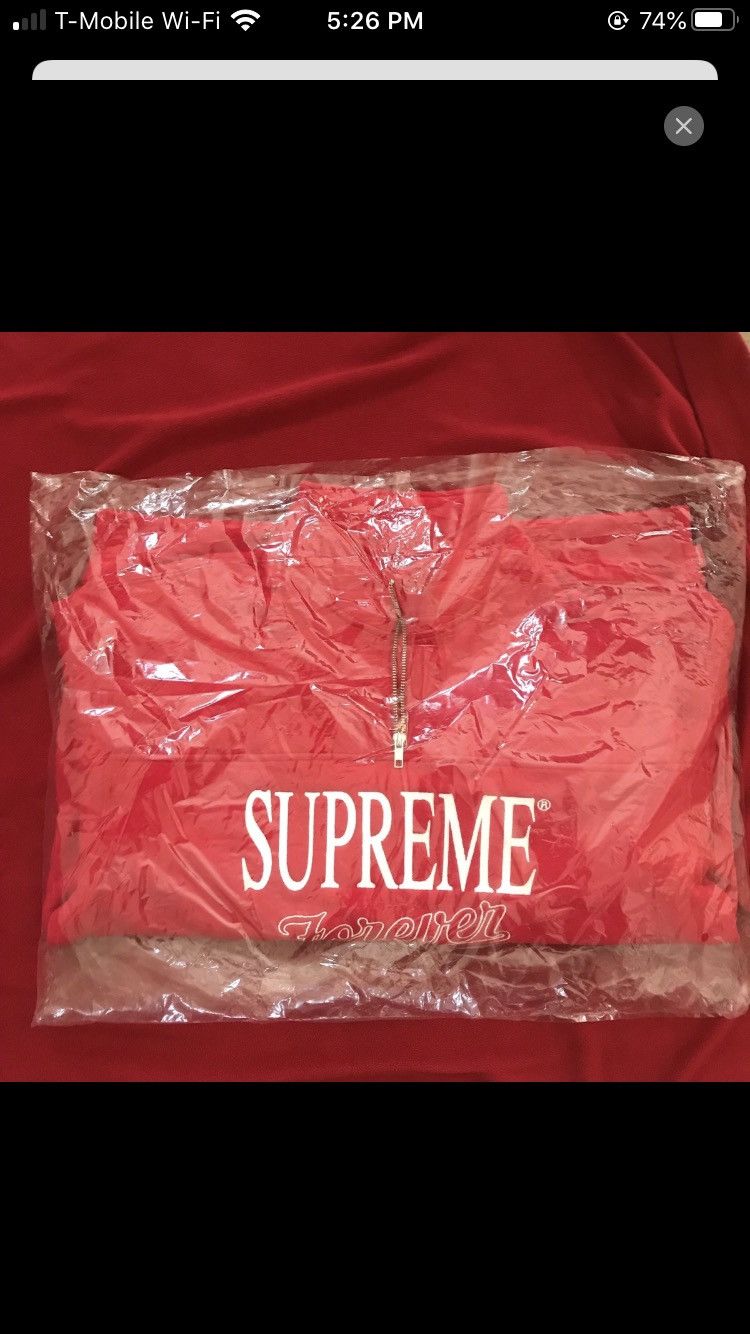 Supreme forever half zip hotsell